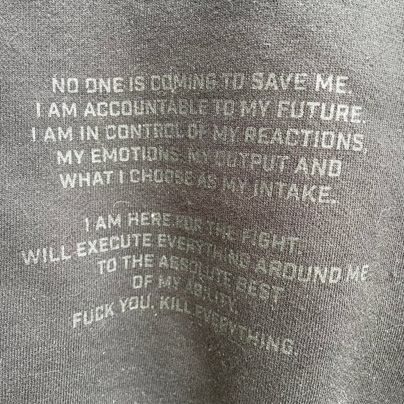 Flag Nor Fail "No One Is Coming" Black Hoodie S - Picture 2 of 4